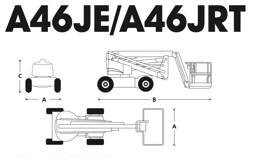 Boom Lift - 4x4 (46' with 52' Reach) - Eagle Rental